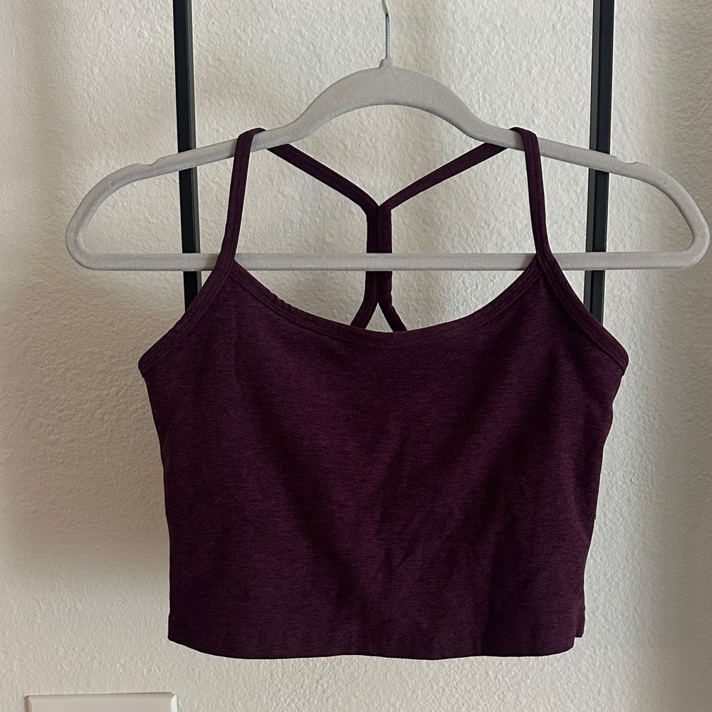Beyond Yoga Purple Crop Top